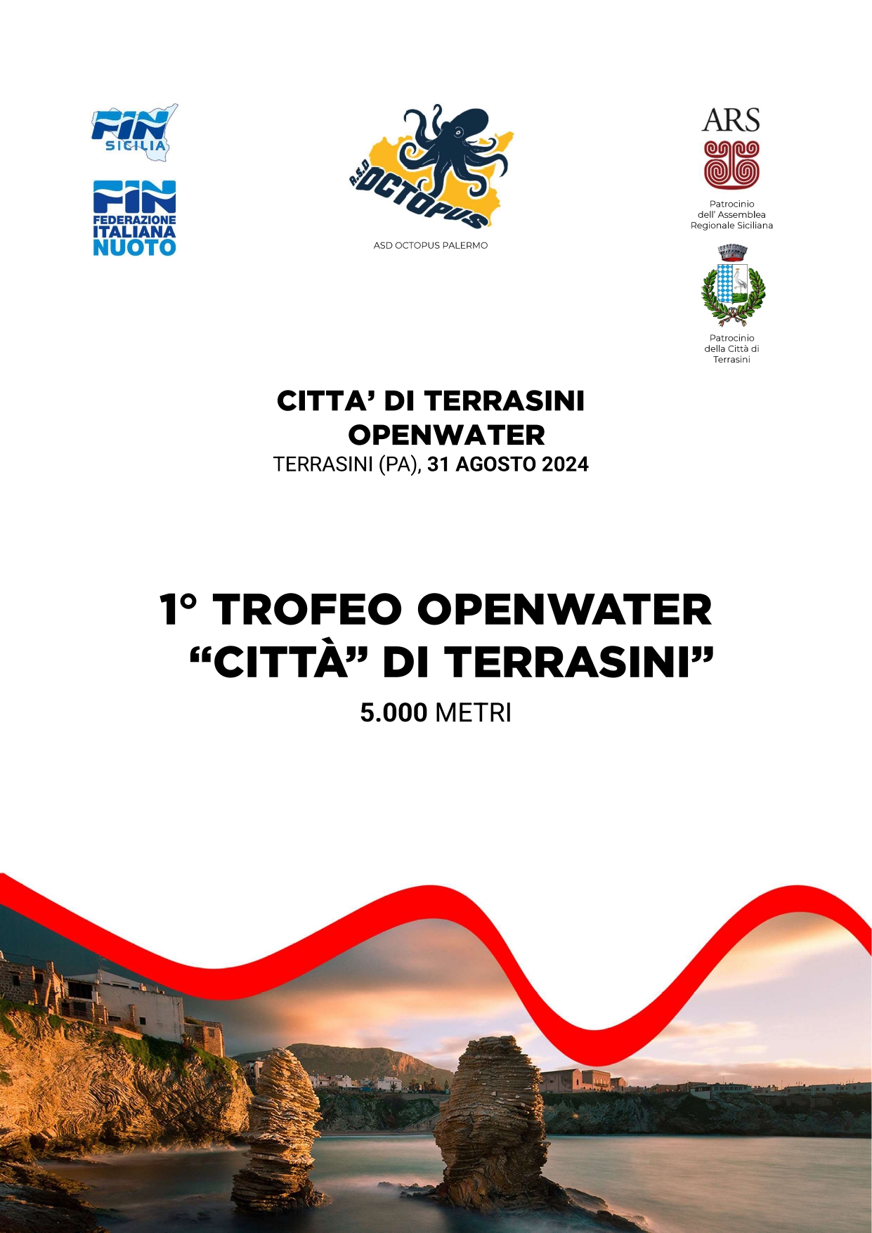 Acque Libere – Città di Terrasini OpenWater, Terrasini Sabato 31 Agosto 2024. Risultati.